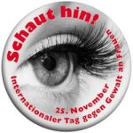 Button gegen Frauengewalt