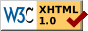 XHTML 1.0 valide